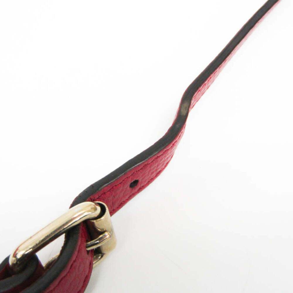 Gucci Interlocking G 449659 Women's Leather Handbag,Shoulder Bag Red Color - Picture 11 of 15